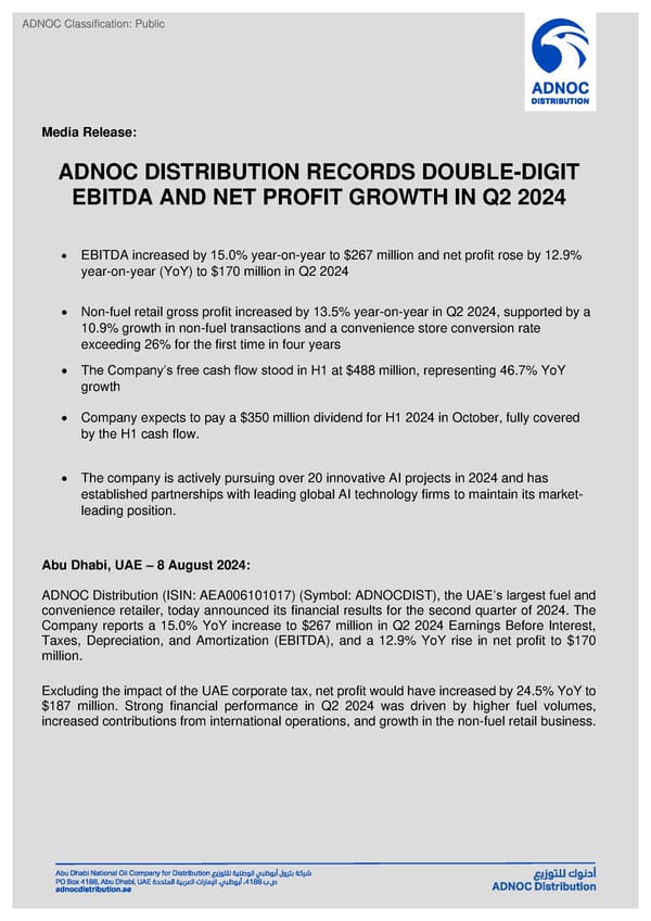 Press Release - Page 1