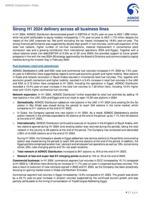 Second Quarter and First Half 2024 Results - Page 4