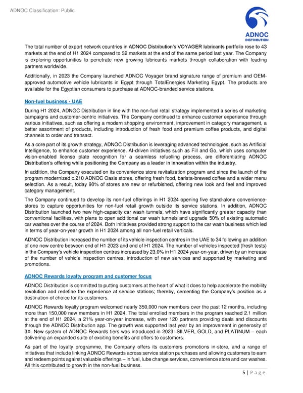 Second Quarter and First Half 2024 Results - Page 5