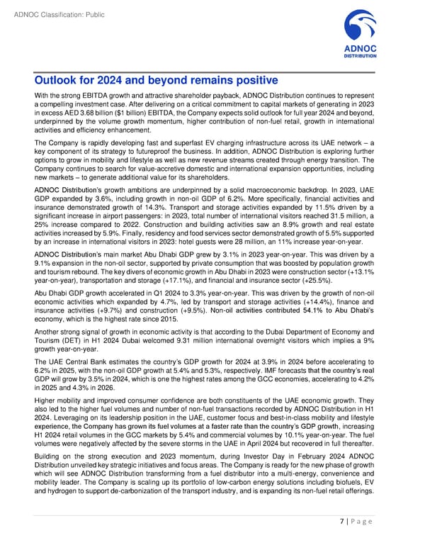 Second Quarter and First Half 2024 Results - Page 7